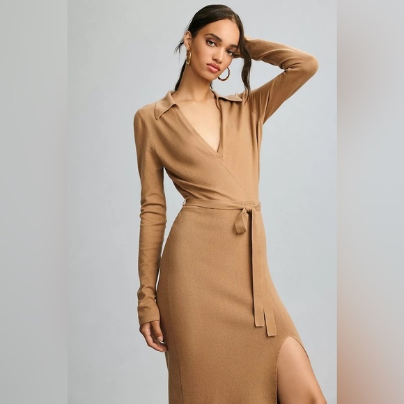 NWT Revolve Paige Carmen Belted Long Sleeve Sweater Women’s Dress - Picture 4 of 8